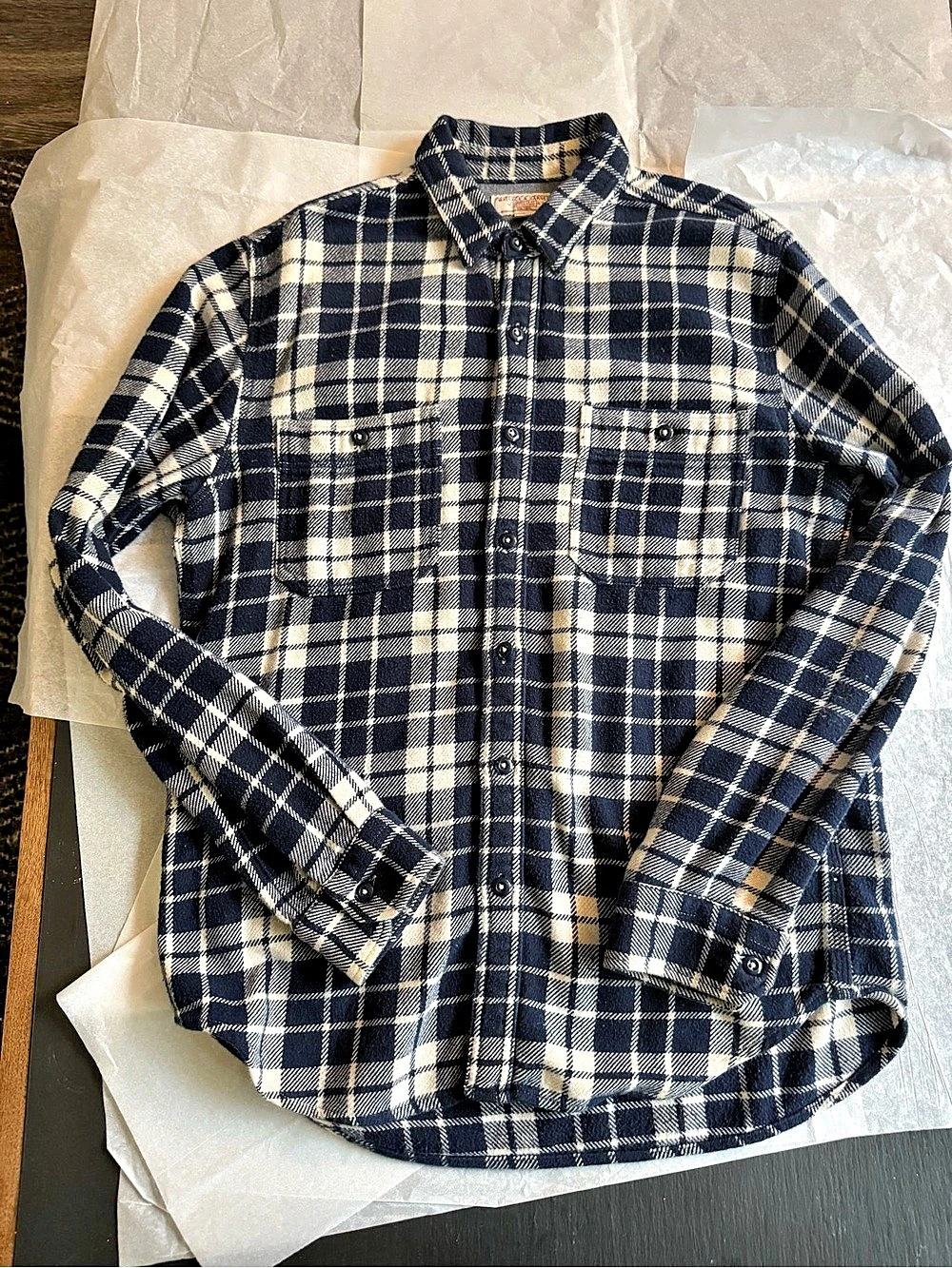 Wallace & Barnes by J.Crew Plaid Flannel Shirt – Medium